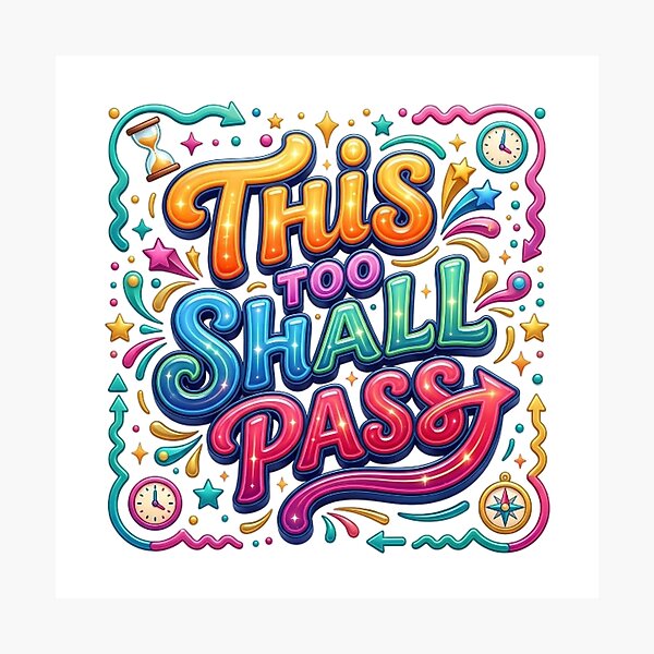 Item preview, THIS TOO SHALL PASS designed and sold by likbatonboot.