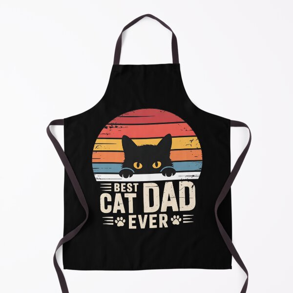 Item preview, Best Cat Dad Ever Retro Sunset Cat Graphic designed and sold by OlyvieArt.