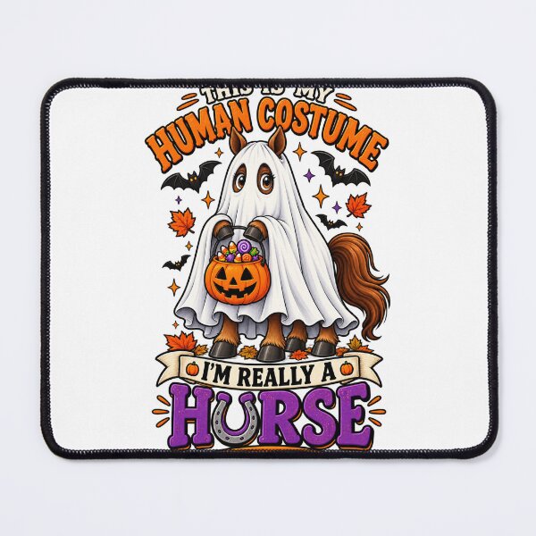 Item preview, This Is My Human Costume Halloween Horse Shirt, Funny Ghost Horse Costume, Cute Halloween Horse Lover Gift designed and sold by Ayden World.