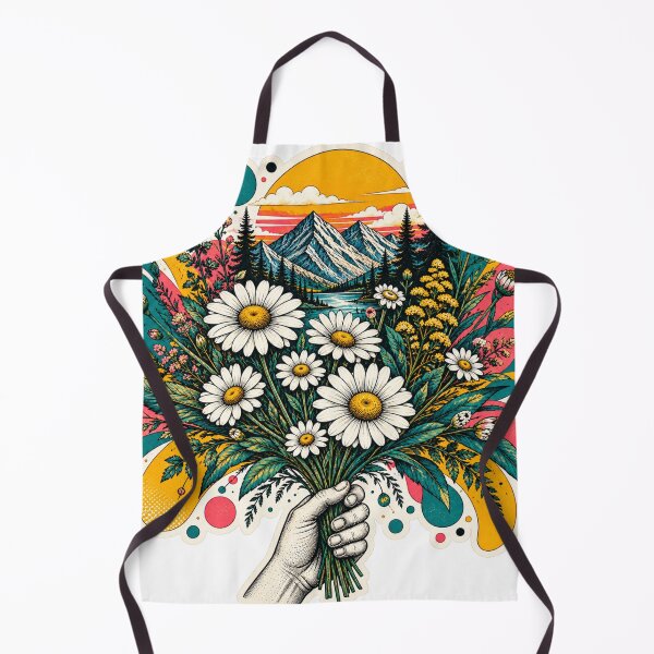 Item preview, Daisy Mountain Bloom – Retro Floral Pop Art designed and sold by naturalsurvival.