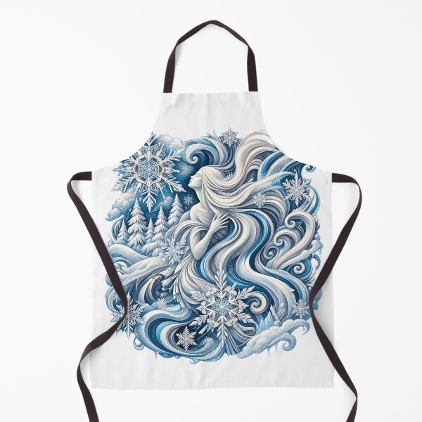 Item preview, Winter Goddess – Mystical Ice Woman with Snowflakes designed and sold by ChicClicker.