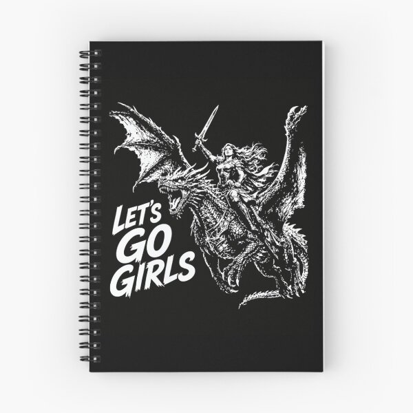 Item preview, Let's Go Girls Dragon Rider Female Warrior Fantasy Bookish designed and sold by haitrieuic96.