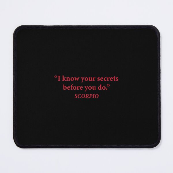 Item preview, Witty Scorpio Quote designed and sold by Ekkswai.