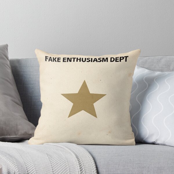 Item preview, Fake Enthusiasm Dept Retro Poster designed and sold by PictorialWhimsy.