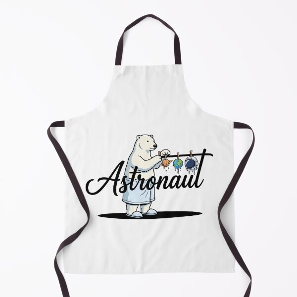 Item preview, Polar Bear Doing Cosmic Laundry Space Humor Art designed and sold by Rare By Hero.