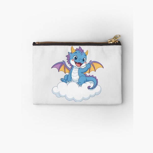 Item preview, Cute Blue Baby Dragon on a Cloud designed and sold by naragon4289.