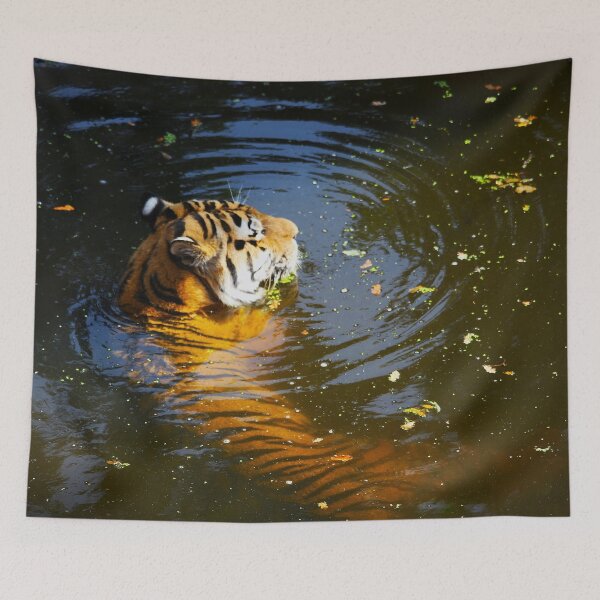 Item preview, Bathing Tiger designed and sold by Murph's Images.