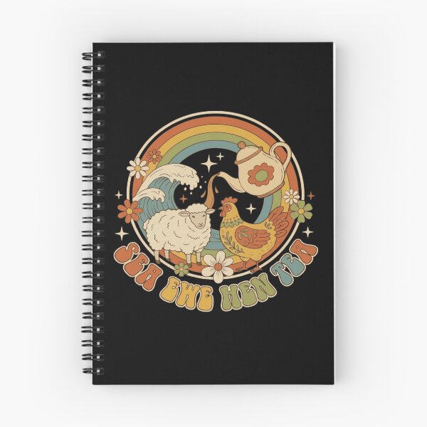 Item preview, Sea Ewe Hen Tea Funny Retro Groovy 70s Phonetic Wordplay Meme designed and sold by haitrieuic96.