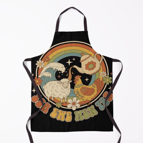 Item preview, Sea Ewe Hen Tea Funny Retro Groovy 70s Phonetic Wordplay Meme designed and sold by haitrieuic96.