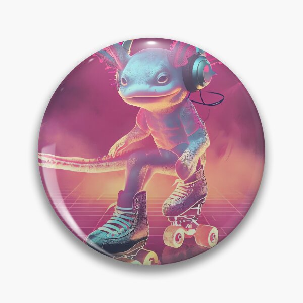 Artikelvorschau, Neon Glide Axolotl entworfen und verkauft von ONYX Pixee.