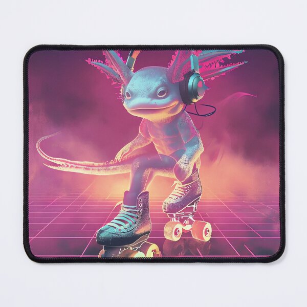 Item preview, Neon Glide Axolotl designed and sold by ONYX Pixee.