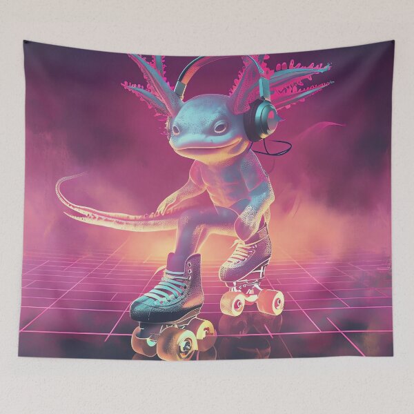 Item preview, Neon Glide Axolotl designed and sold by ONYX Pixee.