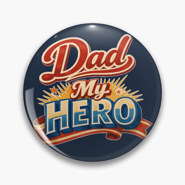 Item preview, Retro Dad My Hero Vintage Cinema Poster Banner designed and sold by DeliaDesignsCo.