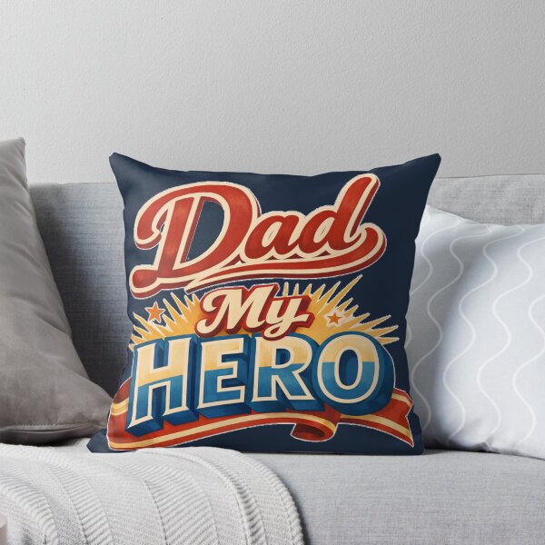 Item preview, Retro Dad My Hero Vintage Cinema Poster Banner designed and sold by DeliaDesignsCo.