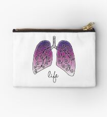 Life in lungs Studio Pouch