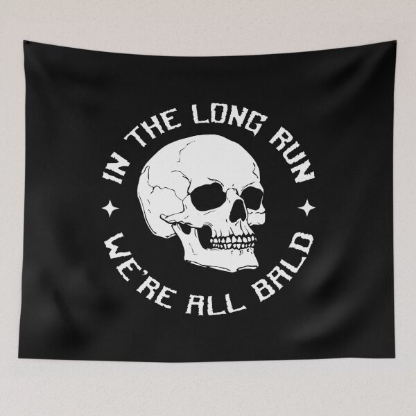 Item preview, We're All Bald Skull designed and sold by Kim Walks the Plank.