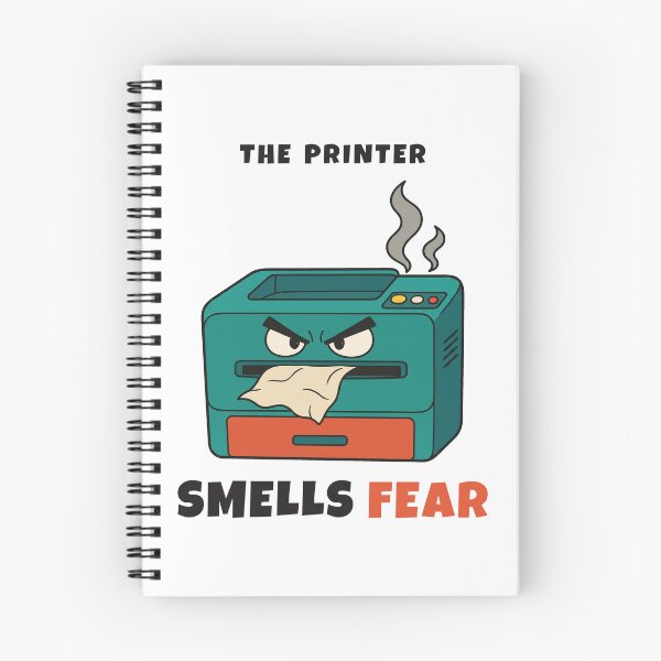 Item preview, The Printer Smells Fear Funny IT Support Sysadmin Humor light designed and sold by abdoali102.