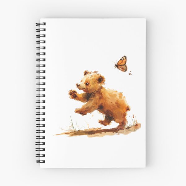 Item preview, Bear Cub | Cute Woodland Animal Watercolor Art designed and sold by Mandayartstudio.