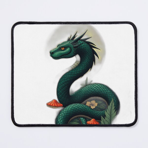 Item preview, Enchanted Green Serpent Dragon designed and sold by profustock.