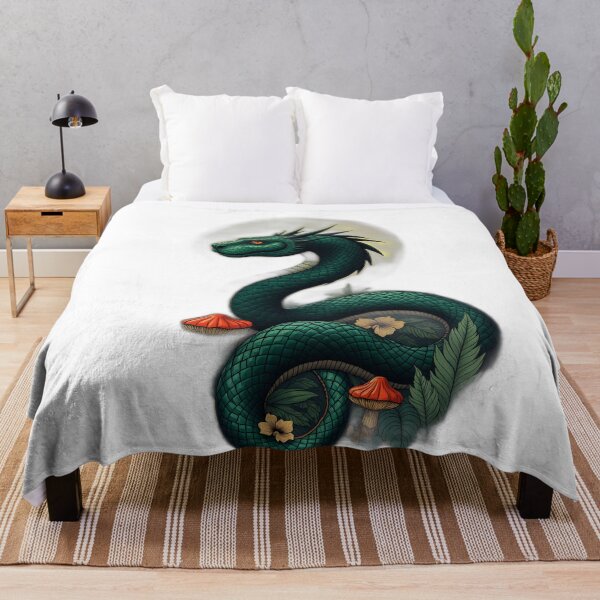 Item preview, Enchanted Green Serpent Dragon designed and sold by profustock.