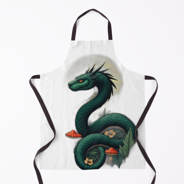 Item preview, Enchanted Green Serpent Dragon designed and sold by profustock.