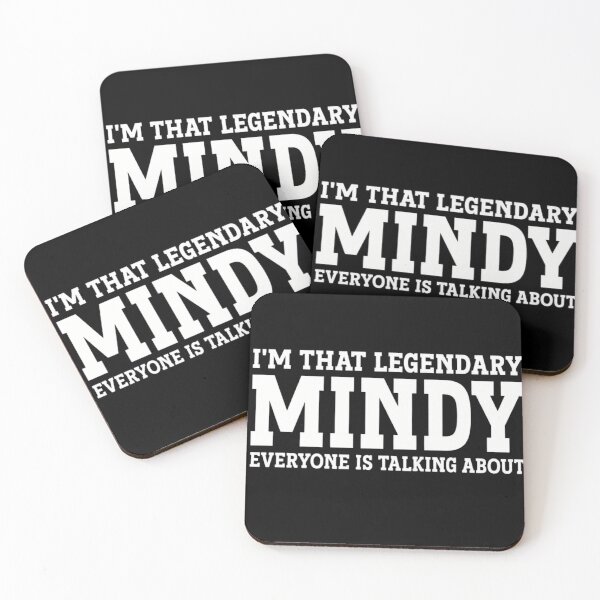 Item preview, I'm That Legendary Mindy Funny Personalized First Name Gift designed and sold by haitrieuic96.