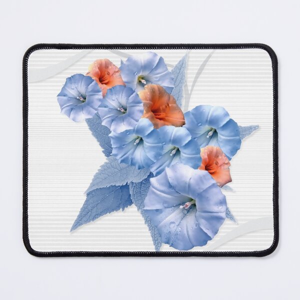 Item preview, Blue Tone Moonflower Floral Art designed and sold by Dahneray1.