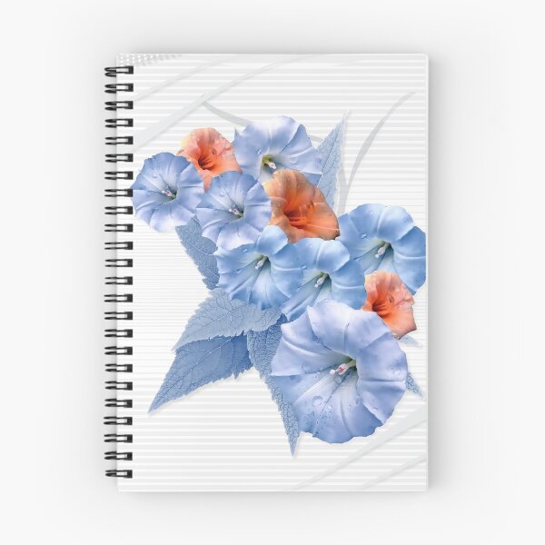 Item preview, Blue Tone Moonflower Floral Art designed and sold by Dahneray1.