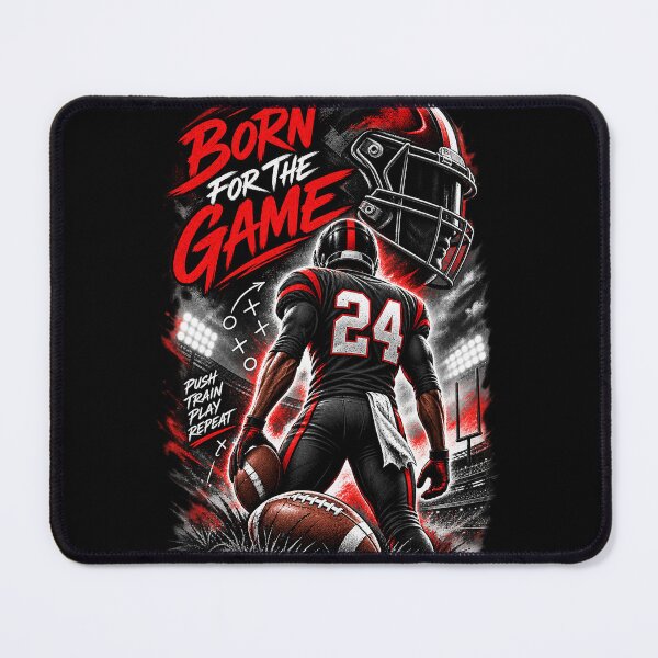 Item preview, Born for the Game Football Player Stadium Sports Design designed and sold by mbmstores.