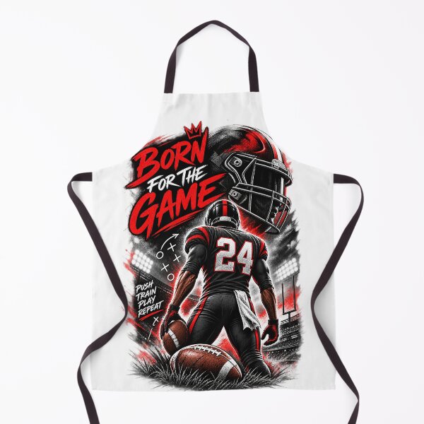 Item preview, Born for the Game Football Player Stadium Sports Design designed and sold by mbmstores.