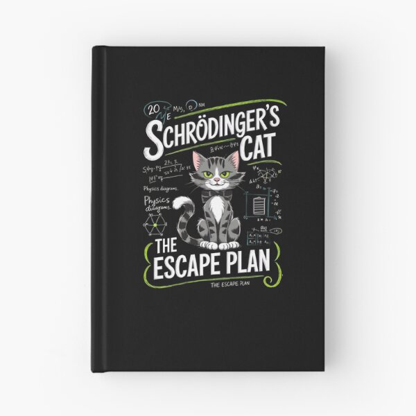 Item preview, Schrodinger's Cat Escape Plan Physics Humor designed and sold by OlyvieArt.