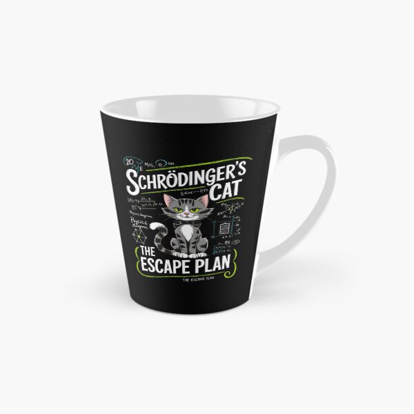 Item preview, Schrodinger's Cat Escape Plan Physics Humor designed and sold by OlyvieArt.