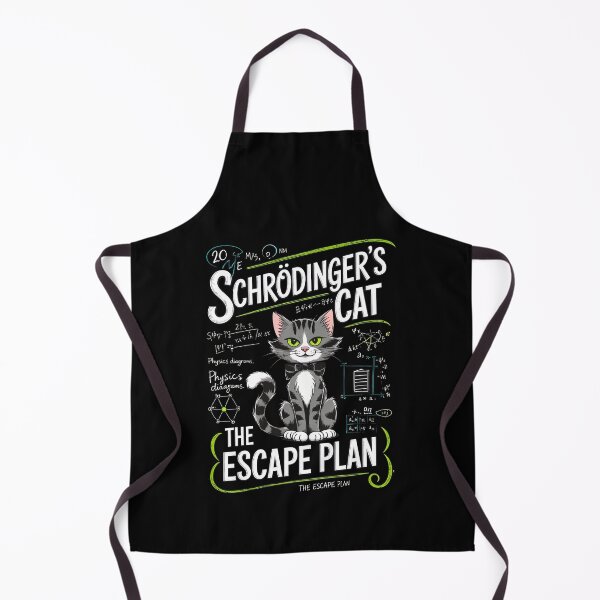 Item preview, Schrodinger's Cat Escape Plan Physics Humor designed and sold by OlyvieArt.