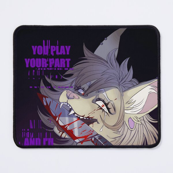 Item preview, Anthropomorphic Fox with Bloody Knife in Mouth designed and sold by Baby-Care.
