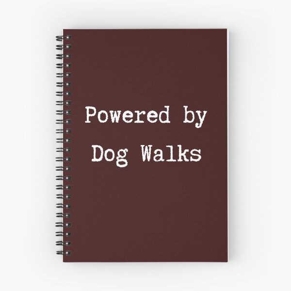 Item preview, Powered by Dog Walks - Minimalist Typewriter Tee designed and sold by Dbm Teeverse.