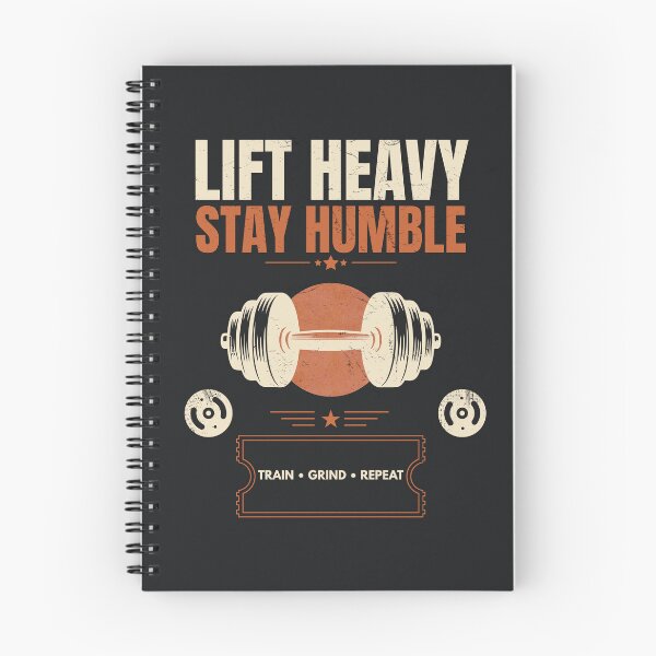 Item preview, Lift Heavy Stay Humble Vintage Gym Weightlifting Fitness Design designed and sold by Uvclick.