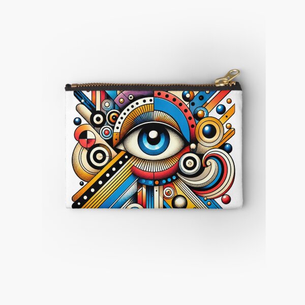 Item preview, Geometric Cosmic Eye – Colorful Abstract Vision Design designed and sold by ChicClicker.