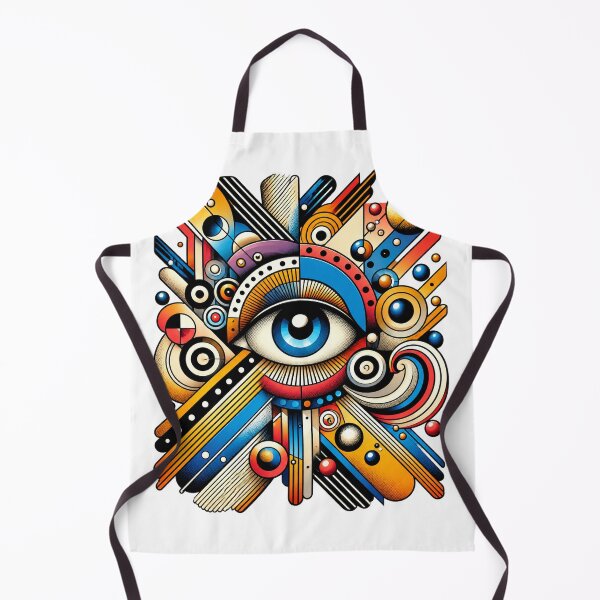 Item preview, Geometric Cosmic Eye – Colorful Abstract Vision Design designed and sold by ChicClicker.