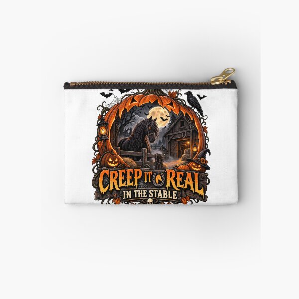Item preview, Horse Halloween – Creep It Real in the Stable | Spooky Equestrian Design designed and sold by Ayden World.