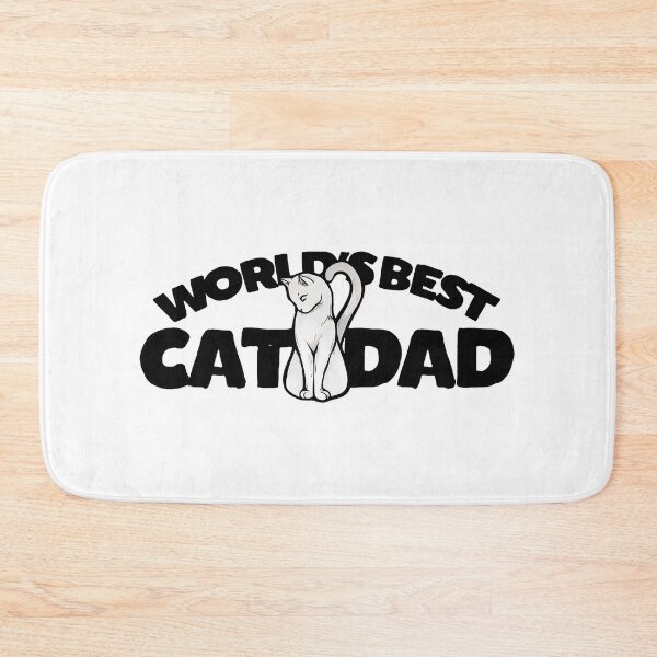 Item preview, World's Best Cat Dad Cute Cat Design designed and sold by OlyvieArt.