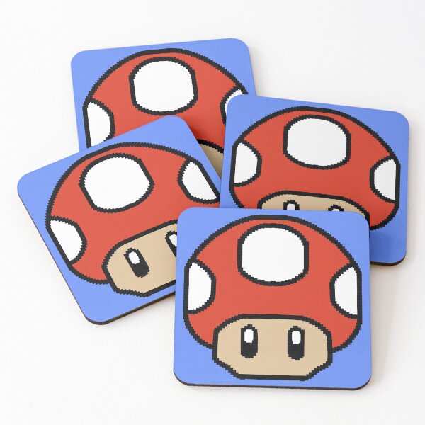 Item preview, Red Mushroom Sprite Pixel Art designed and sold by Shiningsticker8.