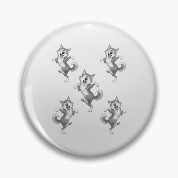 Item preview, Cute Gray Wolf Dancing designed and sold by naragon4289.