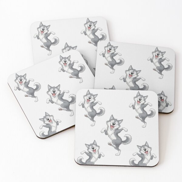 Item preview, Cute Gray Wolf Dancing designed and sold by naragon4289.