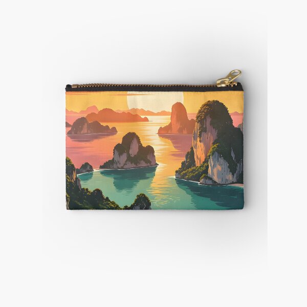 Item preview, Ang Thong Marine Park – Retro Sunset Poster designed and sold by Spirit of Siam.