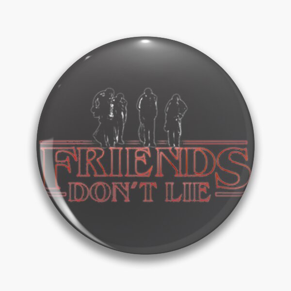 Item preview, Stranger Things Friends Dont Lie Retro Hawkins Eleven Quote PERFECT GIFT FOR YOU AND FRIENDS designed and sold by Sarah Remaj.