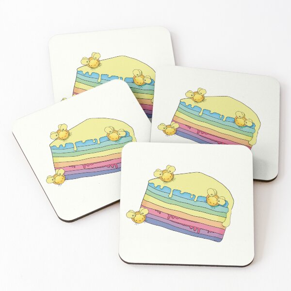 Item preview, Cute Rainbow Crepe Cake and Bumble Bees designed and sold by Karin Taylor.