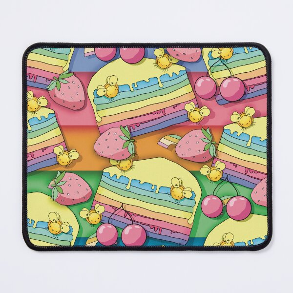 Item preview, Cute Rainbow Crepe Cake and Bumble Bees designed and sold by Karin Taylor.