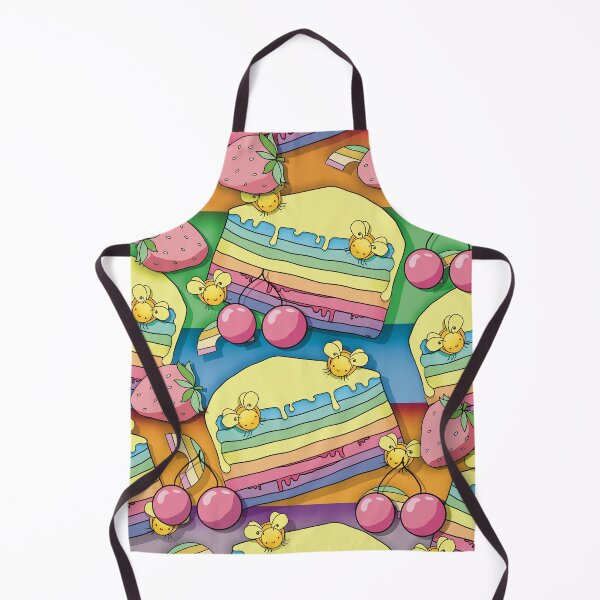 Item preview, Cute Rainbow Crepe Cake and Bumble Bees designed and sold by Karin Taylor.
