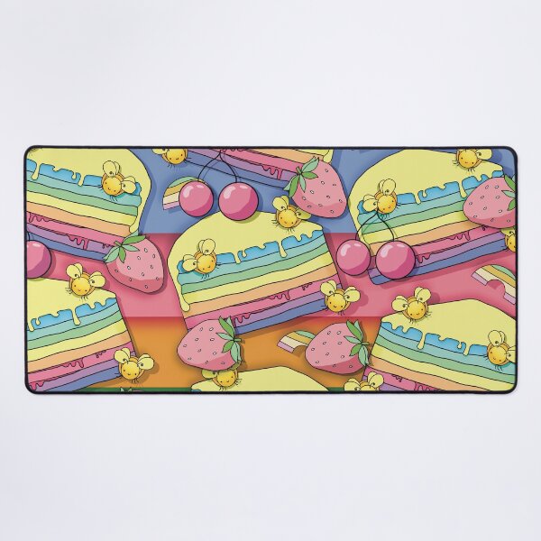 Item preview, Cute Rainbow Crepe Cake and Bumble Bees designed and sold by Karin Taylor.