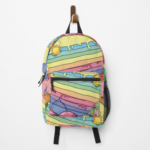 Item preview, Cute Rainbow Crepe Cake and Bumble Bees designed and sold by Karin Taylor.